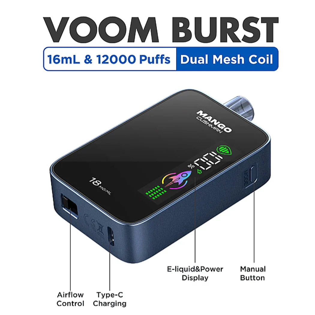 Voom Burst (50Mg) 15000 Puffs Disposable – TVJB LANSDOWNE
