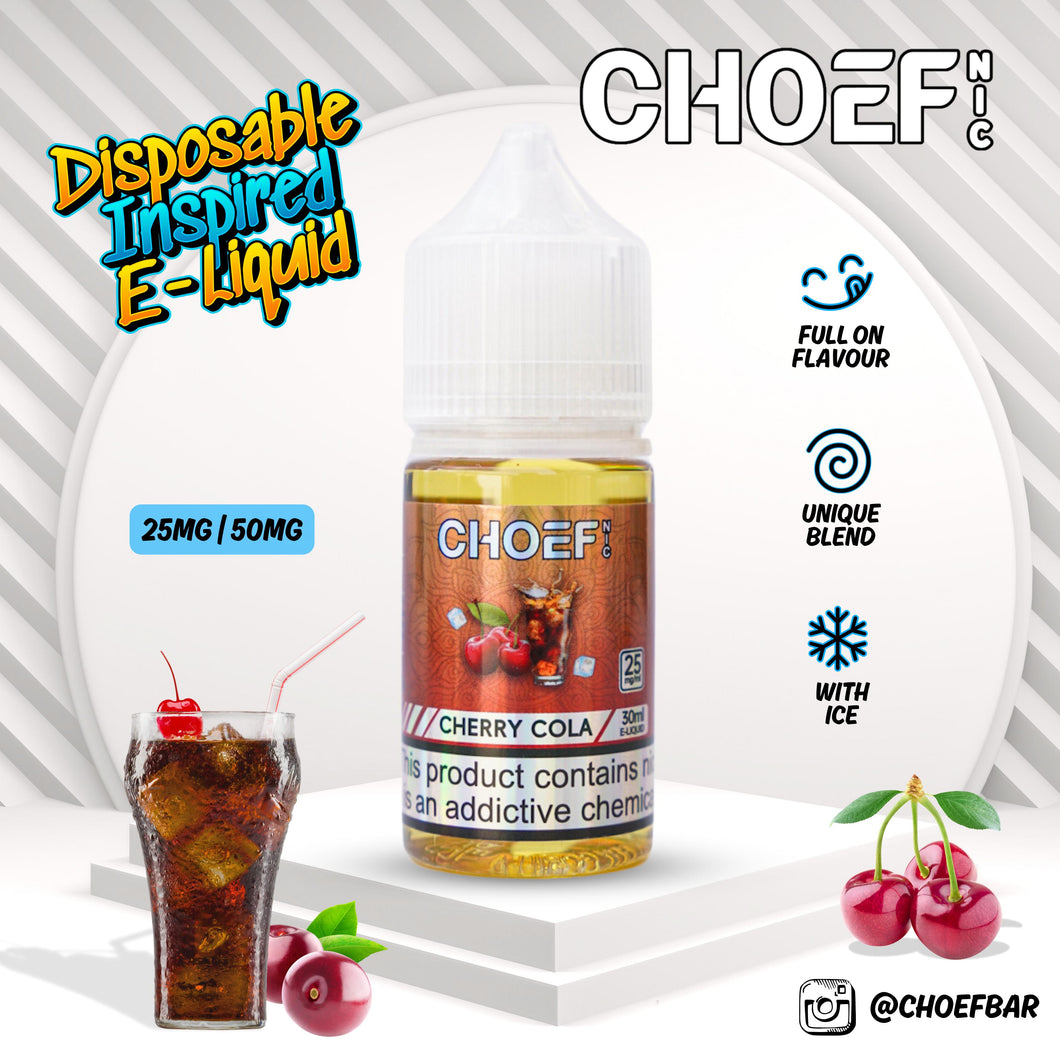 Choef Nic - Cherry Cola Nic Salt, 30ml