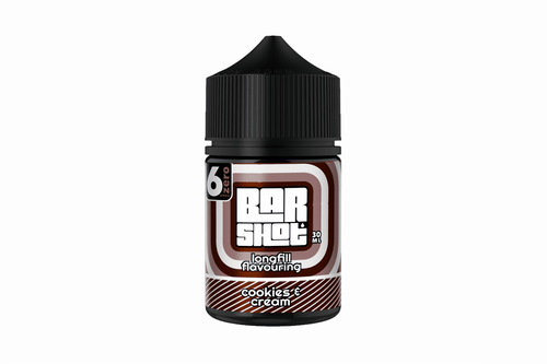 Bar Shot Dessert 6Zero LONGFILL - Cookies & Cream MTL/Salt, 60ml