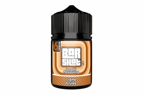 Bar Shot Dessert 6Zero LONGFILL - Creme Brulee MTL/Salt, 60ml