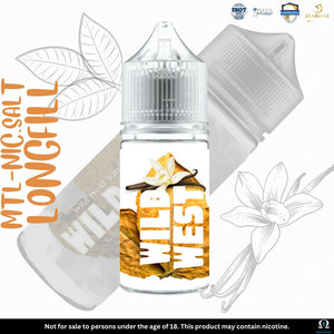 Ohm Liquid RSA LONGFILL - Wild West Salt/MTL 30ML