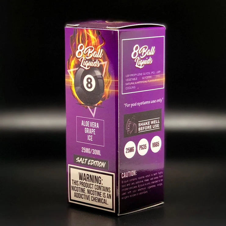8 Ball - Aloevera Grape Salt Nic, 30ml