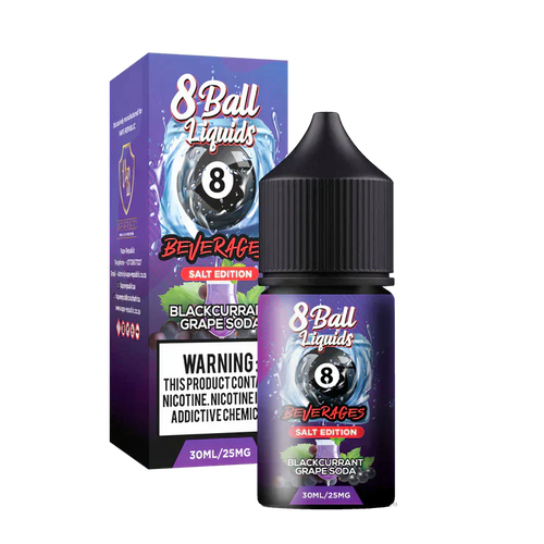 Vape Republic - 8 Ball Blackcurrent Grape Salt Nic, 30ml