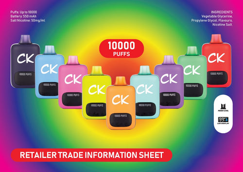 CK 10 000 Puff Disposable Vape 5%