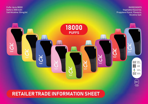 CK 18 000 Puff Disposable Vape 5%