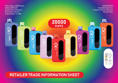 CK 20 000 Puff Disposable Vape 5%