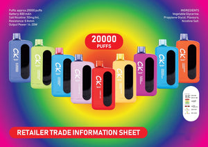CK 20 000 Puff Disposable Vape 5%