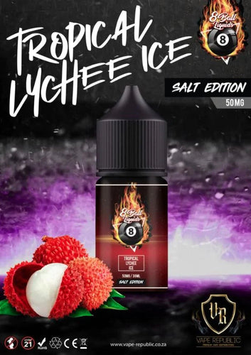 Vape Republic - 8 Ball Tropical Lychee Salt Nic, 30ml