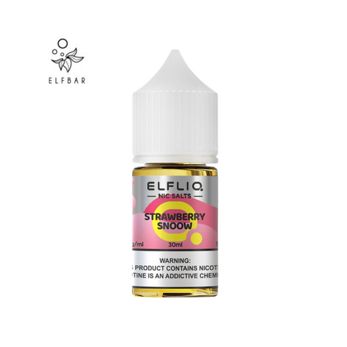 Elfliq - Strawberry Snow (50mg) Nic Salts, 30ml