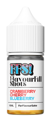 FlavourFill Shots LONGFILL- FFS! Cranberry Cherry Blueberry Salt/MTL 30ML
