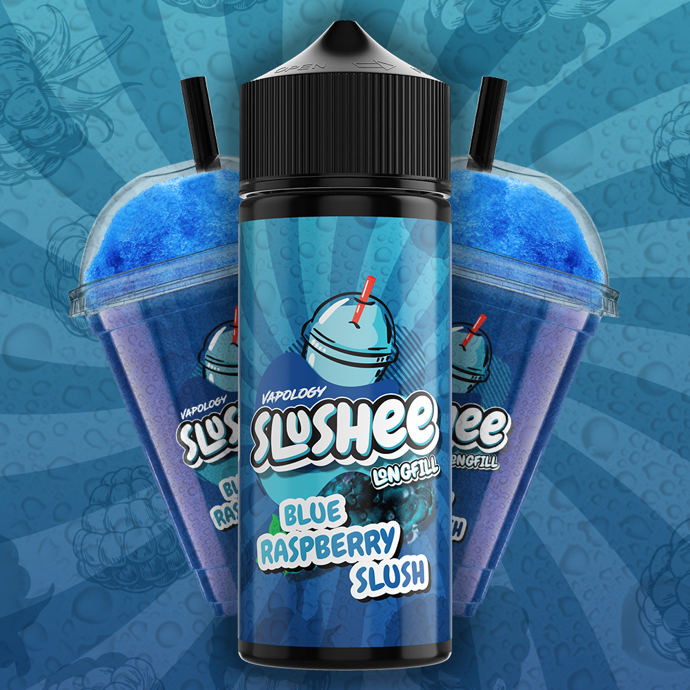 Vapology LONGFILL - Blue Raspberry Slushee, 120ml