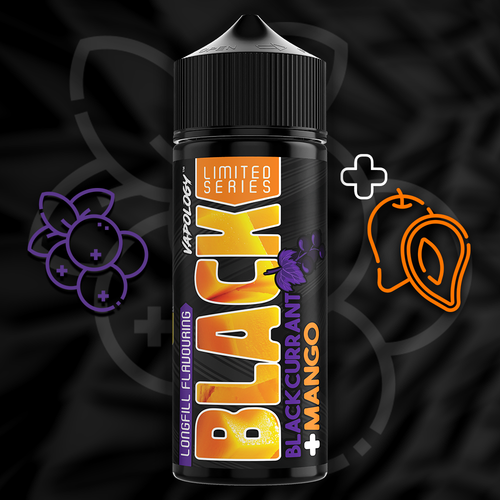 Vapology LONGFILL- Blackcurrant Mango, 120ml