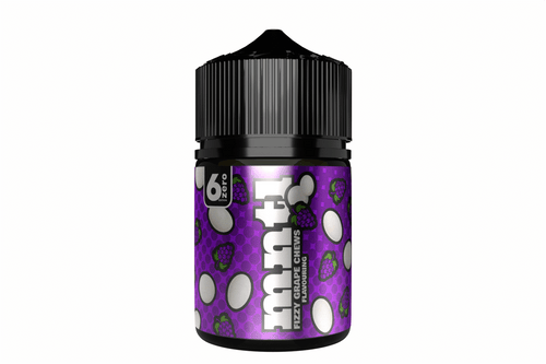 MNTL 6Zero Flavour  LONGFILL - Fizzy Grape Soda Chews MTL/Salt, 60ml