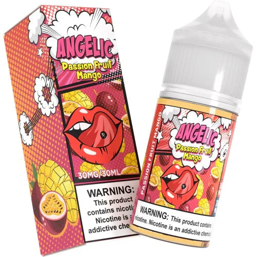 Angelic - Passion fruit Mango (30mg) Nic Salts, 30ml