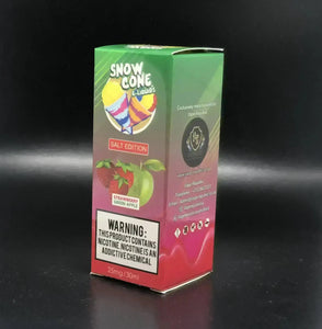 Vape Republic - Snow Cone Strawberry Green Apple Salt Nic, 30ml