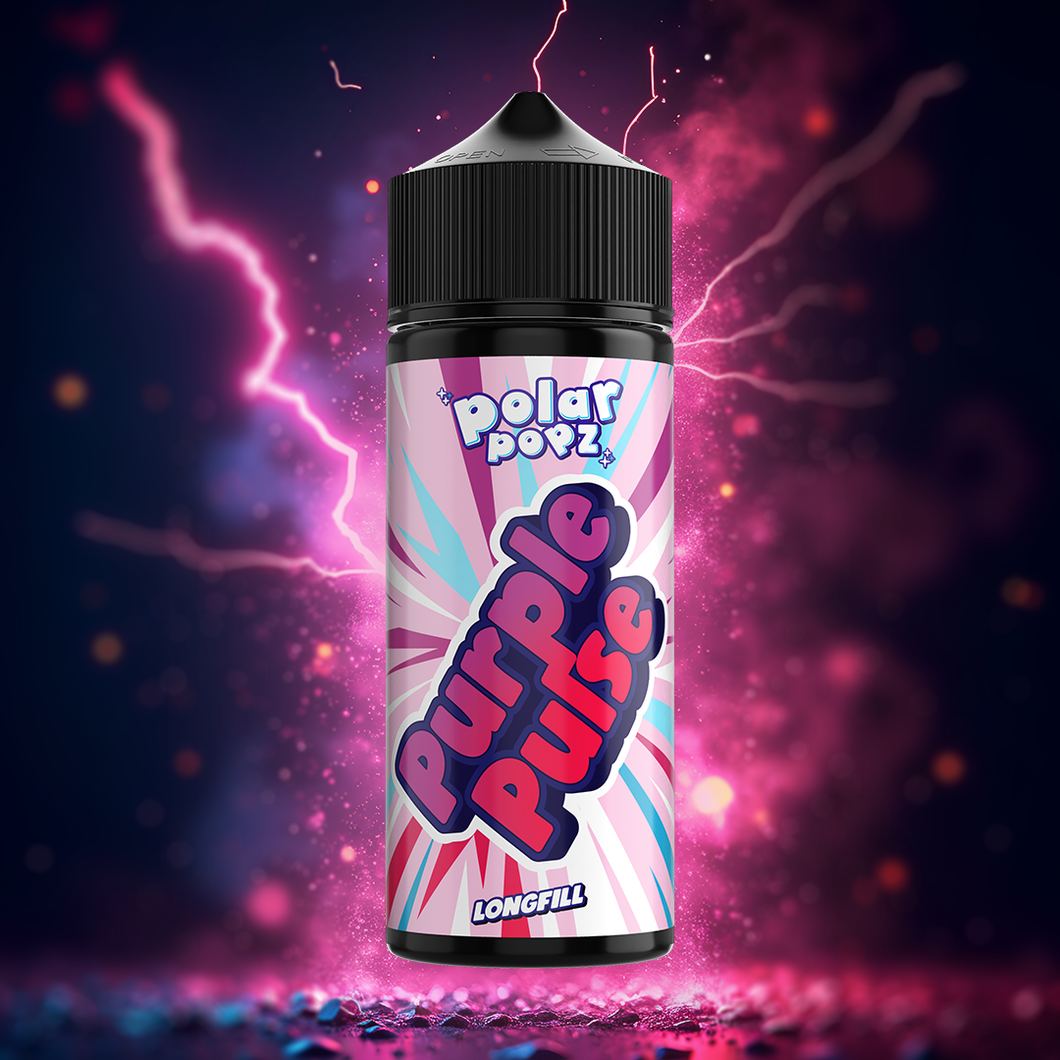 Polar Popz LONGFILL - Purple Pulse, 120ml