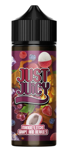 Just Juicy LONGFILL - Mango Litchi Grape Berries 120ml