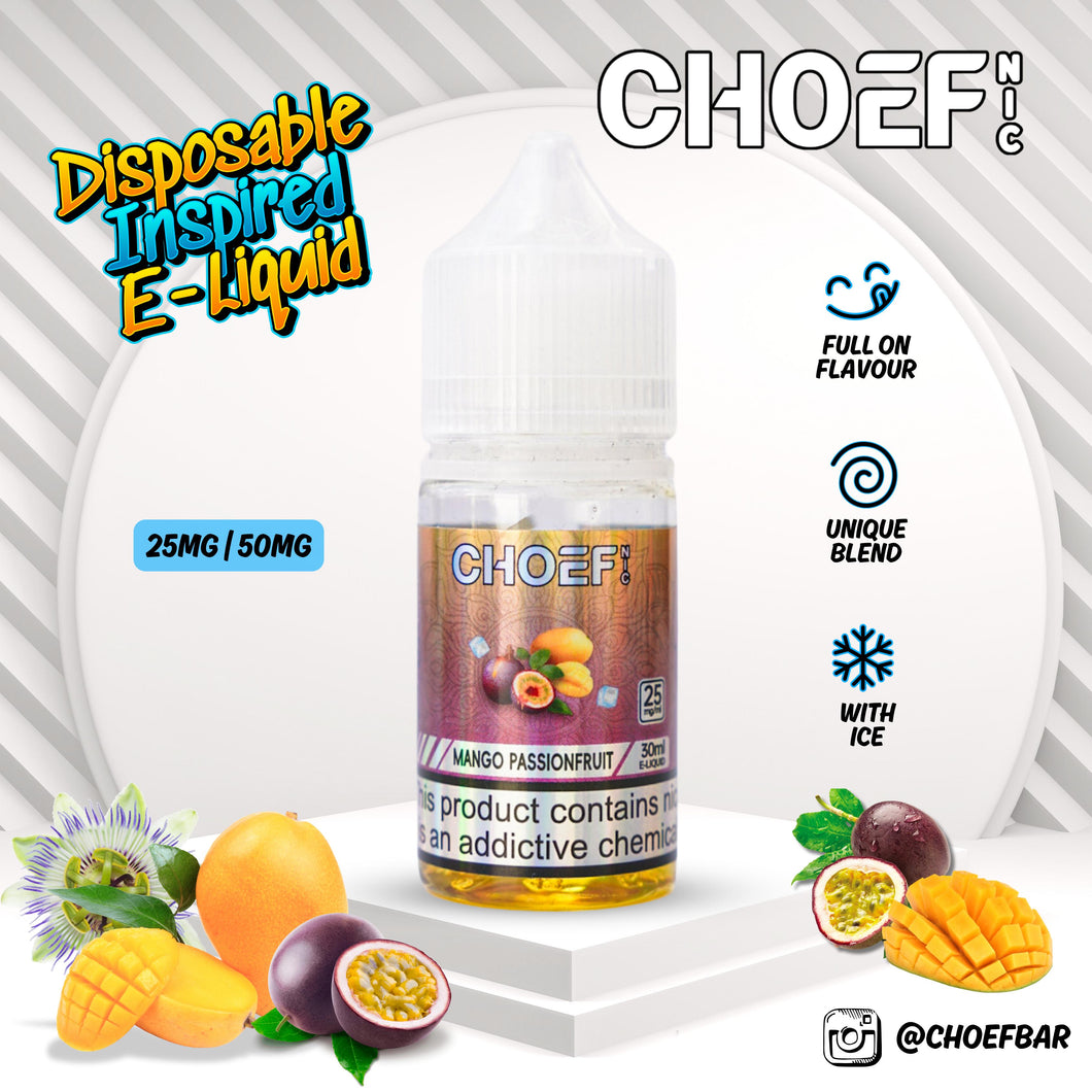Choef Nic - Mango Passionfruit Nic Salt, 30ml