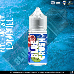 Ohm Liquid RSA LONGFILL - Blue Crush Salt/MTL 30ML