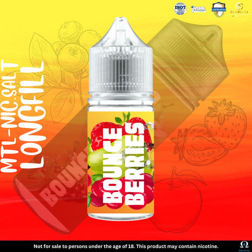 Ohm Liquid RSA LONGFILL - Bounceberries Salt/MTL 30ML