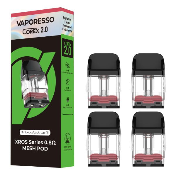Vaporesso - XROS (0.8 ohm) 3ml COREX 2.0 Pods (1PC)