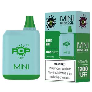 Pop Hit Mini 1200 Puffs Disposable, 50MG