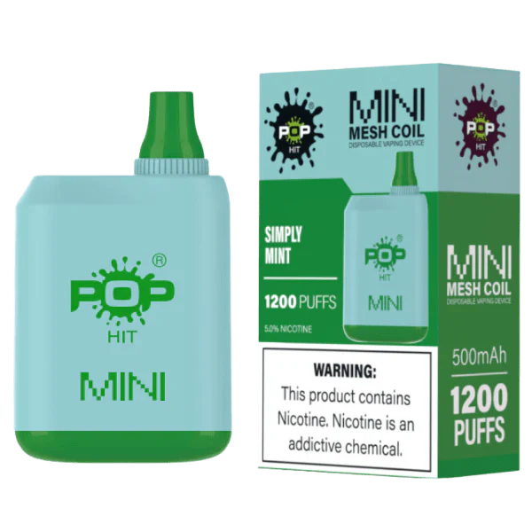 Pop Hit Mini 1200 Puffs Disposable, 50MG