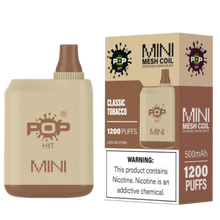 Pop Hit Mini 1200 Puffs Disposable, 50MG