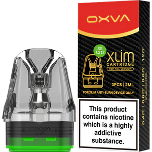 OXVA - Xlim (1.2ohm) Top Fill Cartridges Stainless 2ml, (1PC) TVJB LANSDOWNE OXVA - Xlim (1.2ohm) Top Fill Cartridges Stainless 2ml, (1PC) TVJB LANSDOWNE